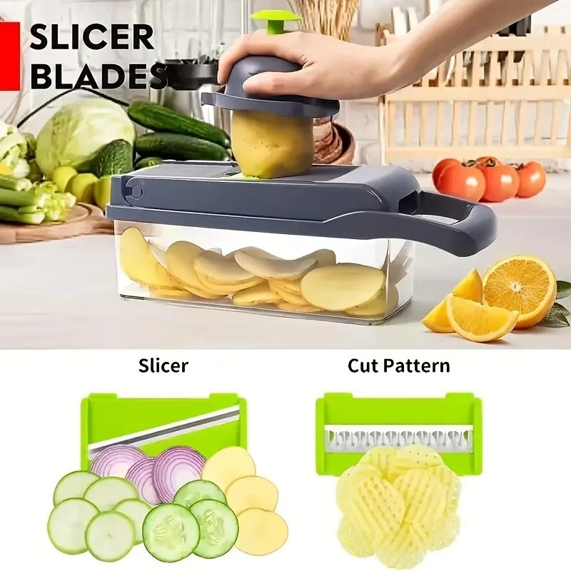 ™ Cortador de Verduras Multifuncional 14 en 1